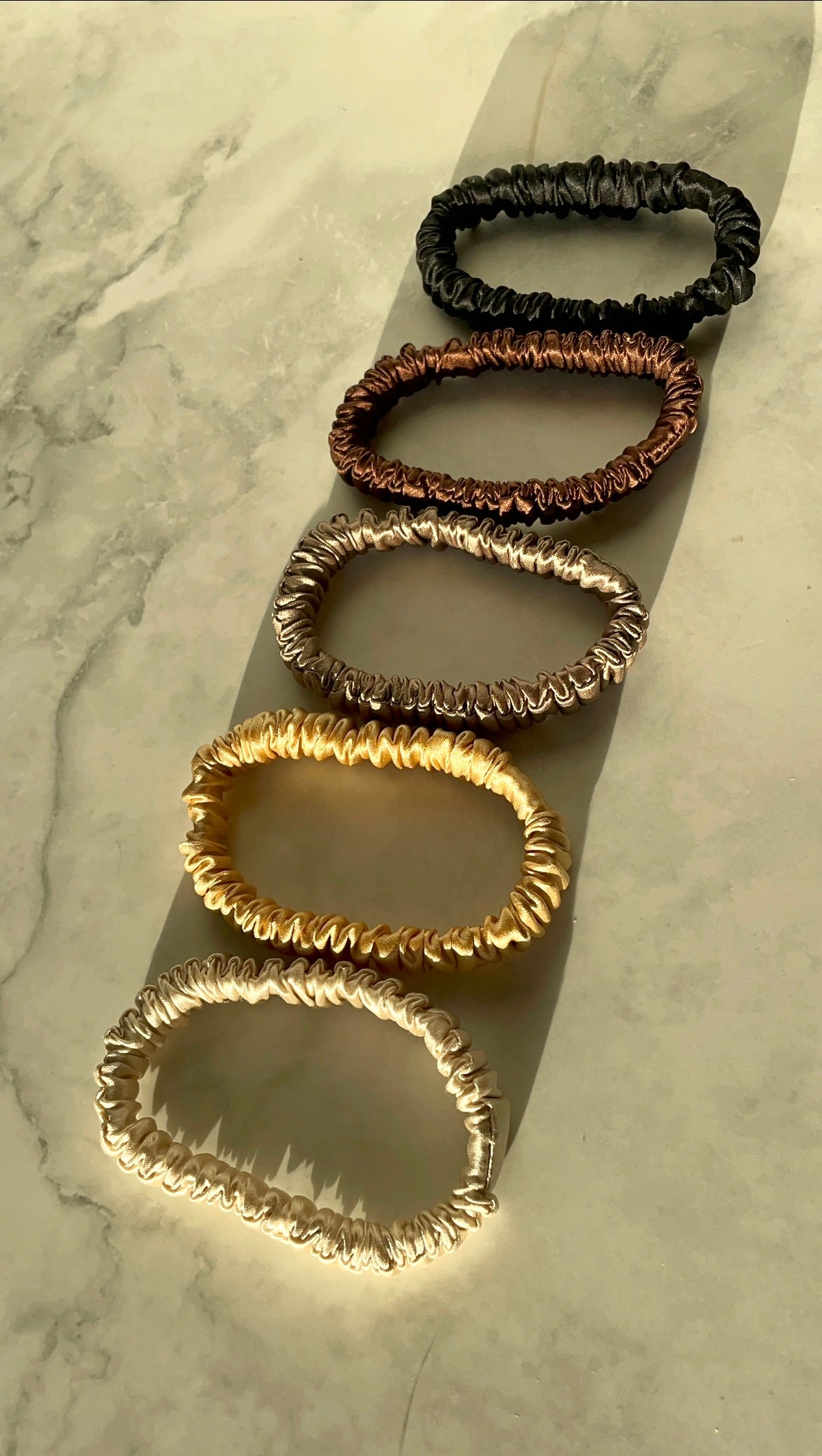 Skinny Scrunchies 3pack - Classic Neutrals