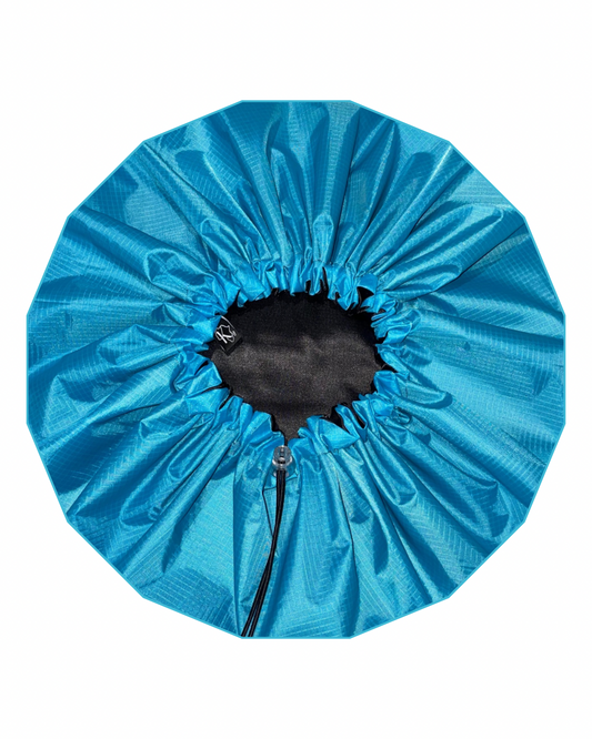 Krafts by Kerry Adjustable Satin Lined Shower Cap - Blue