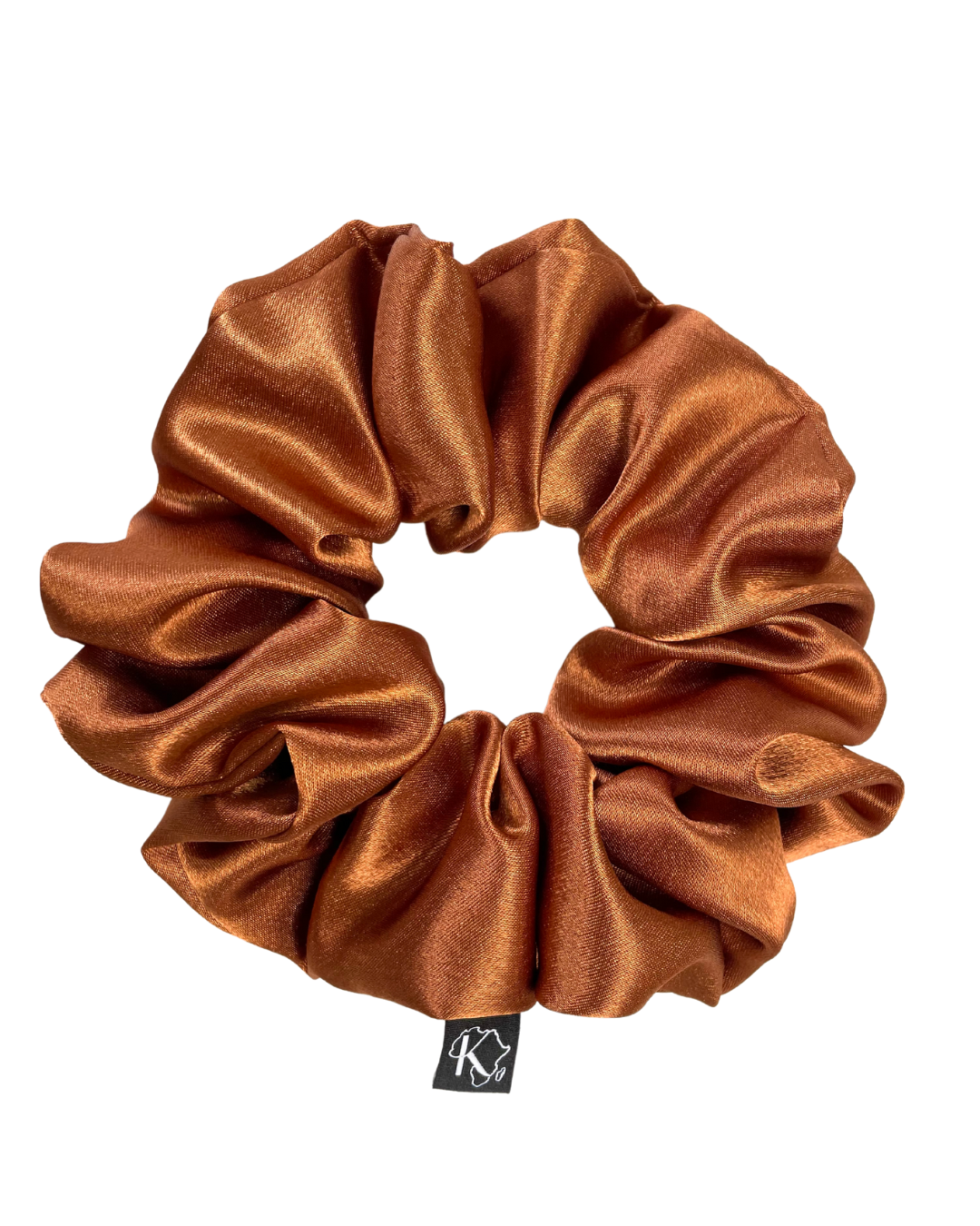 Krafts by Kerry Mocha Oversized Satin Scrunchie