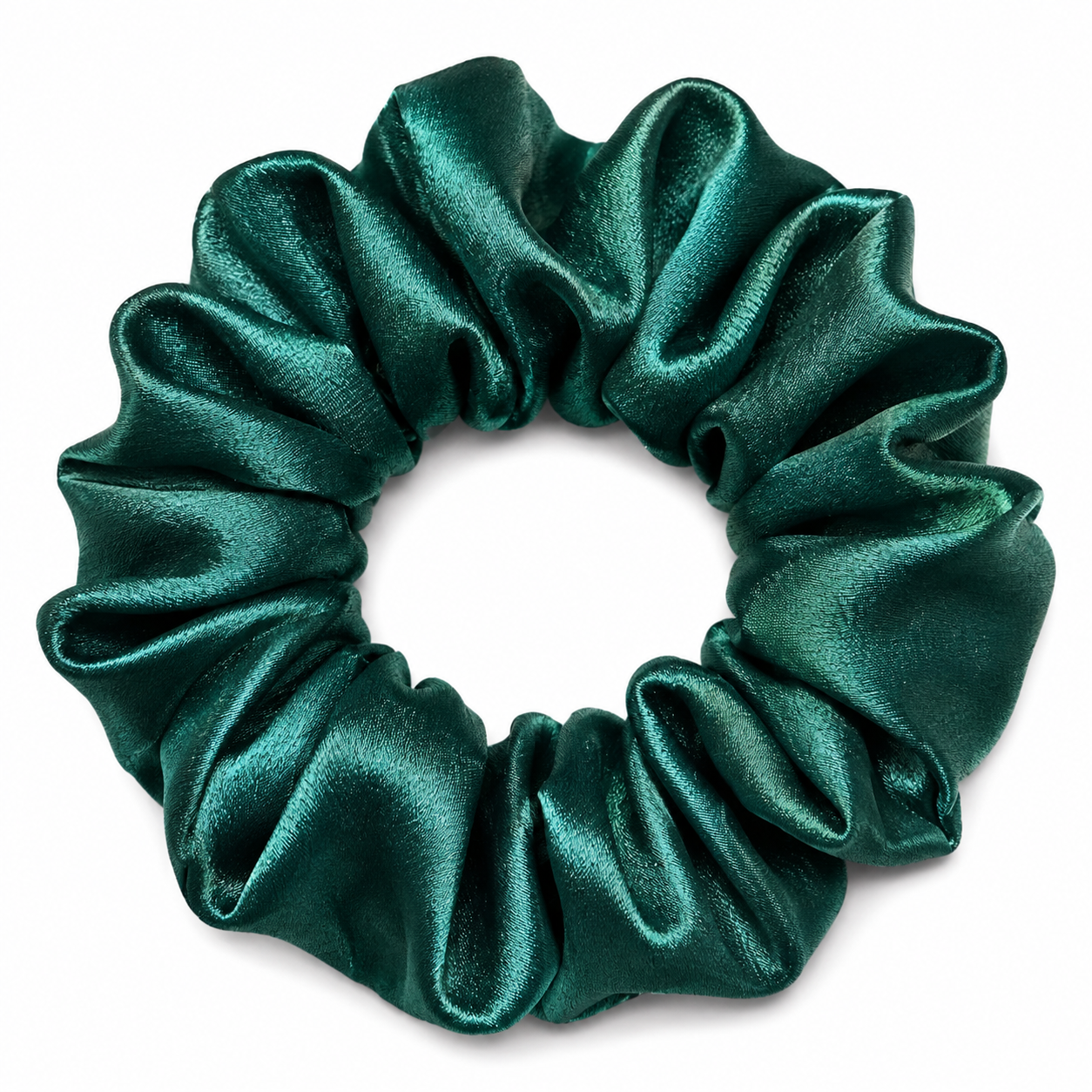 Krafts by Kerry Emerald Green Oversized Satin Scrunchie