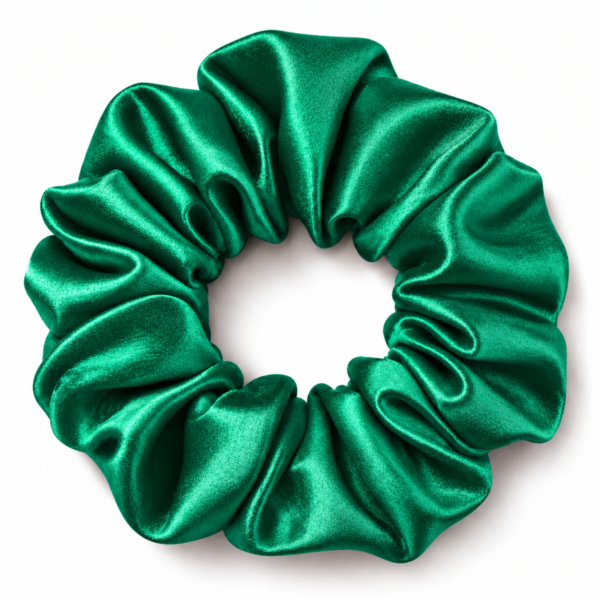 Krafts by Kerry Emerald Green Oversized Satin Scrunchie