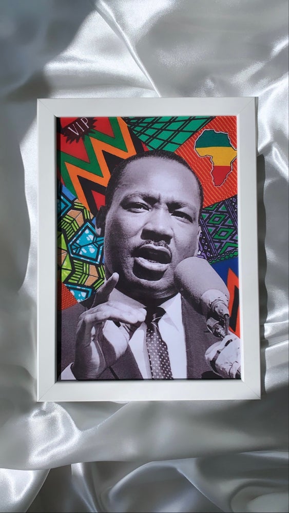 Krafts by Kerry Afrocentric Martin Luther King Jr Art Print
