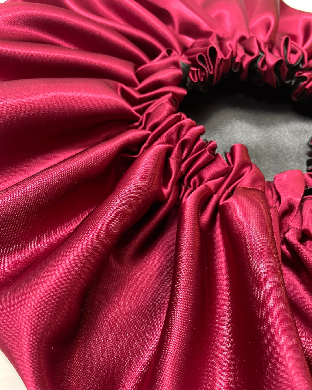 Krafts by Kerry Luxury Satin Bonnet - Wine