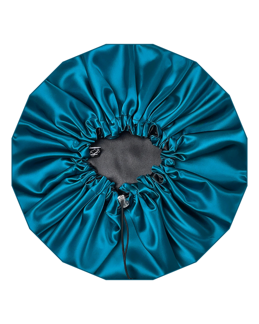 Krafts by Kerry Luxury Satin Bonnet - Teal