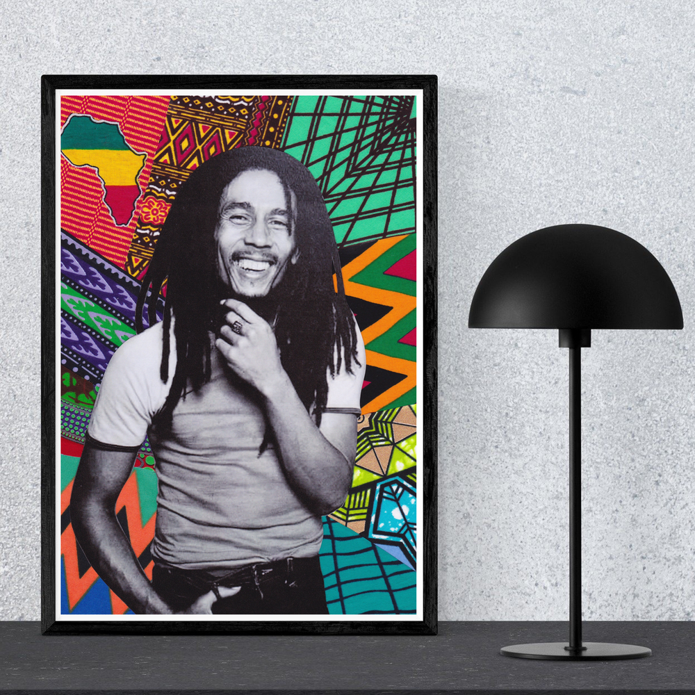 Krafts by Kerry Afrocentric Bob Marley Art Print