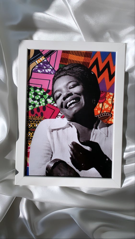 Krafts by Kerry Afrocentric Maya Angelou Art Print