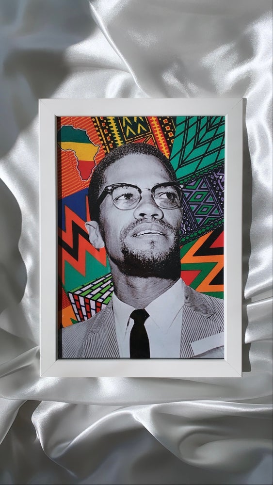 Krafts by Kerry Afrocentric Malcolm X Art Print