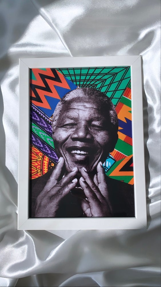 Krafts by Kerry Afrocentric Nelson Mandela Art Print