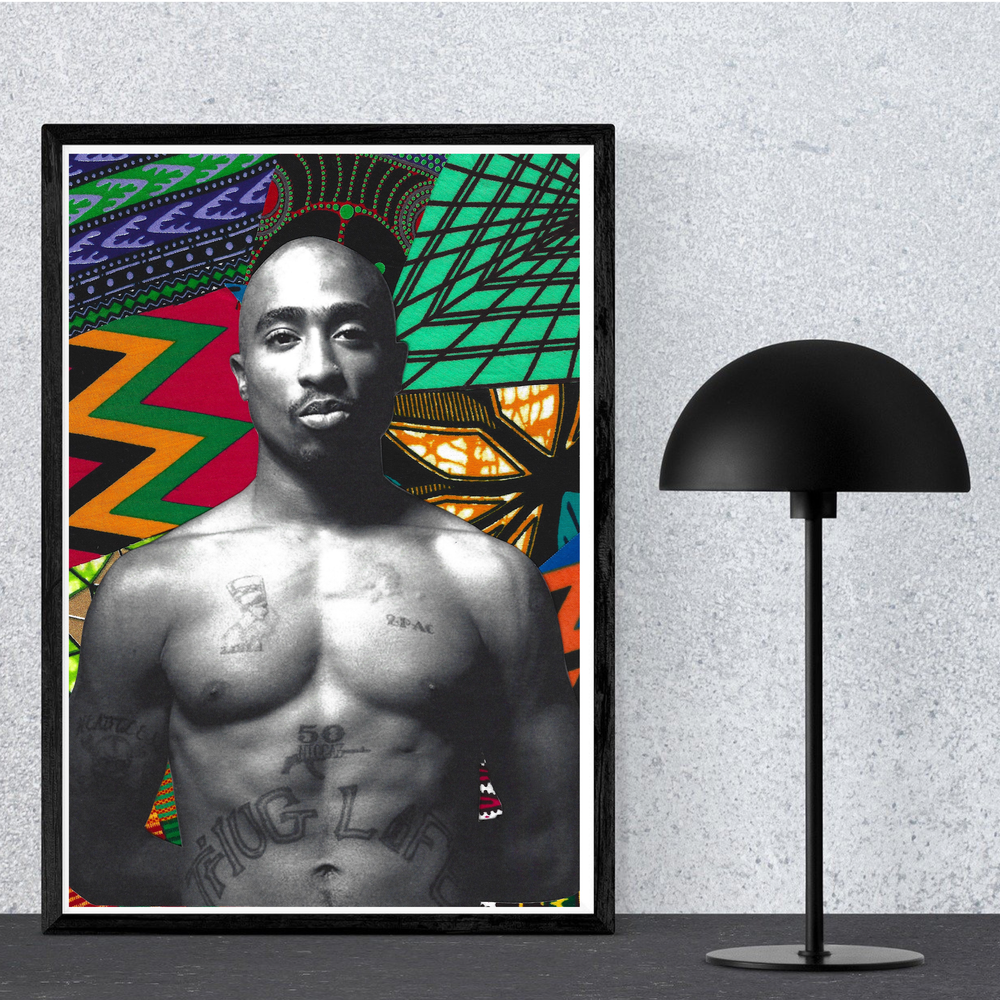 Krafts by Kerry Afrocentric Tupac Shakur Art Print