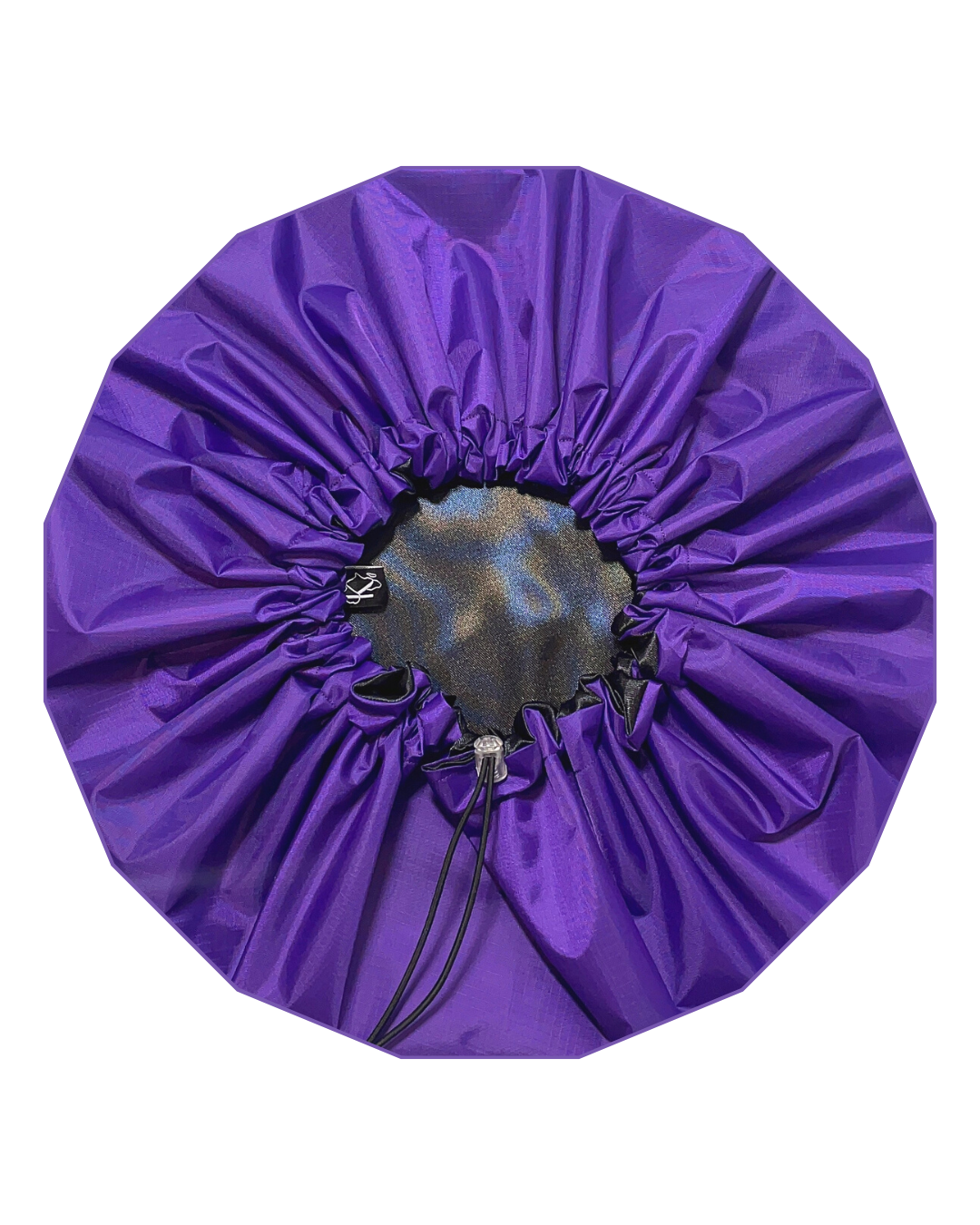 Krafts by Kerry Adjustable Satin Lined Shower Cap - Purple