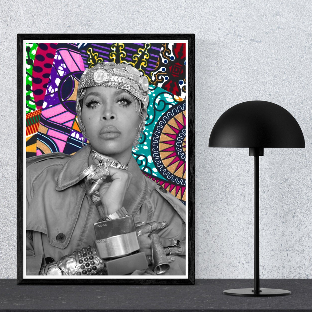 Krafts by Kerry Afrocentric Erykah Badu Art Print