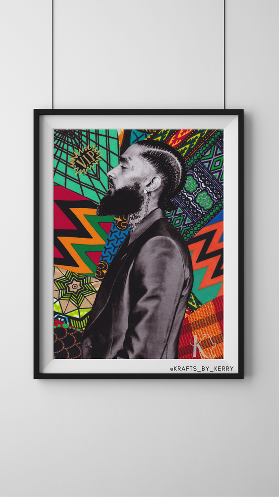 Krafts by Kerry Afrocentric Nipsey Hussle Art Print