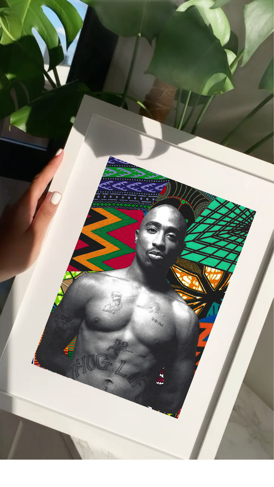 Krafts by Kerry Afrocentric Tupac Shakur Art Print