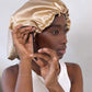 Krafts by Kerry Luxury Satin Bonnet -  Gold