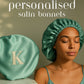 Personalised KBK Luxury Satin Bonnet