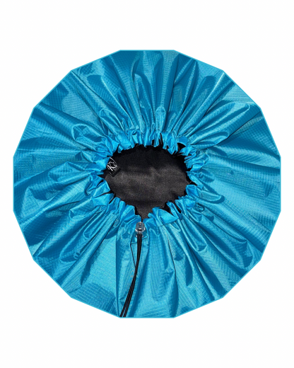 Krafts by Kerry Adjustable Satin Lined Shower Cap - Blue