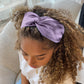 Luxury Satin Turban Twist Headband - Lilac