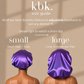 Krafts by Kerry Luxury Satin Bonnet - Purple