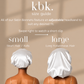 Krafts by Kerry Luxury Satin Bonnet - White