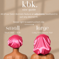 Krafts by Kerry Luxury Satin Bonnet - Hot Pink