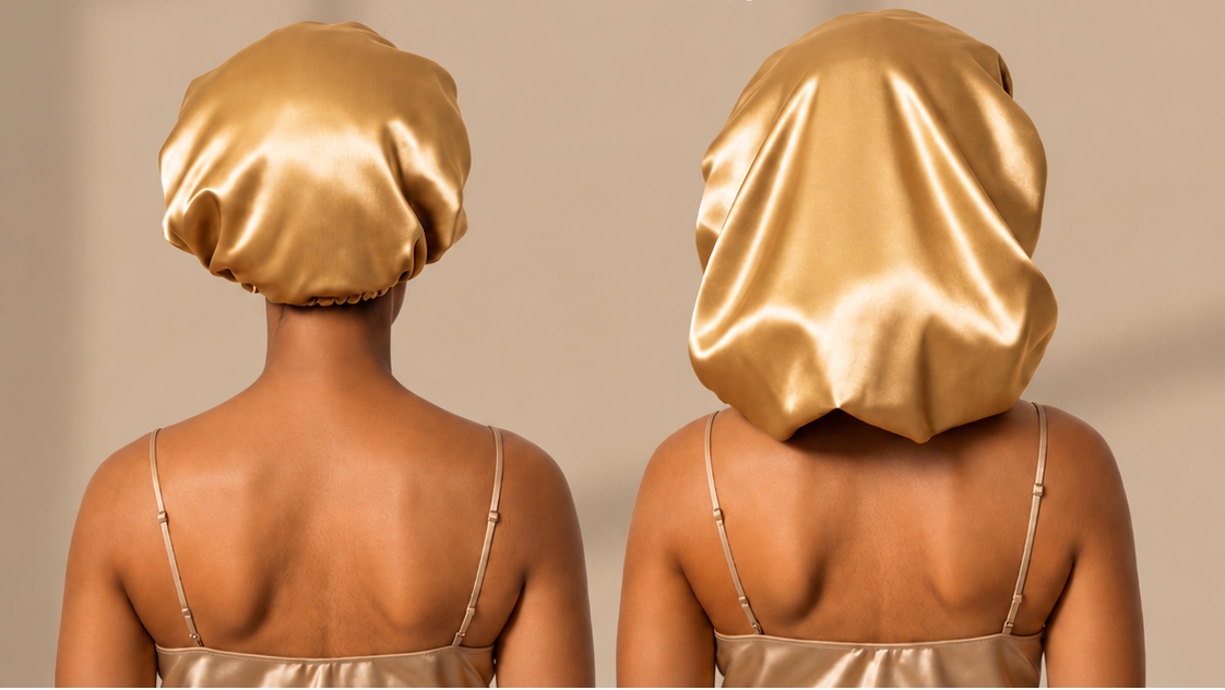 Krafts by Kerry Luxury Satin Bonnet -  Gold