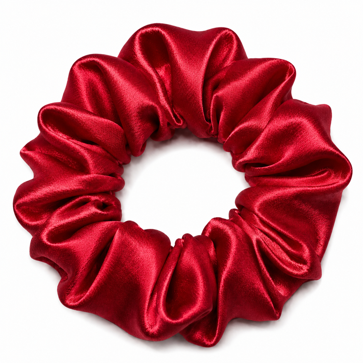 Krafts by Kerry Red Oversized Satin Scrunchie