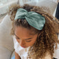 Luxury Satin Turban Twist Headband - Sage