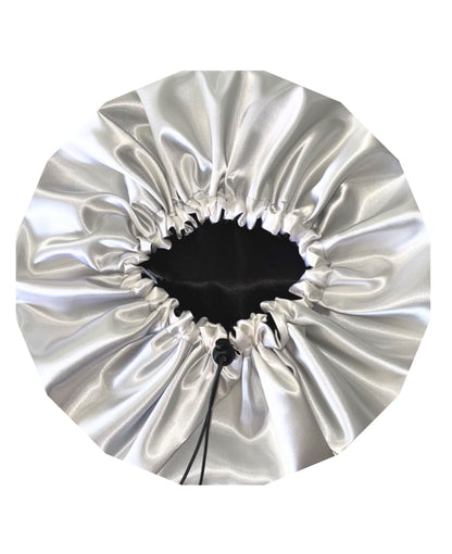 Krafts by Kerry Luxury Satin Bonnet - White