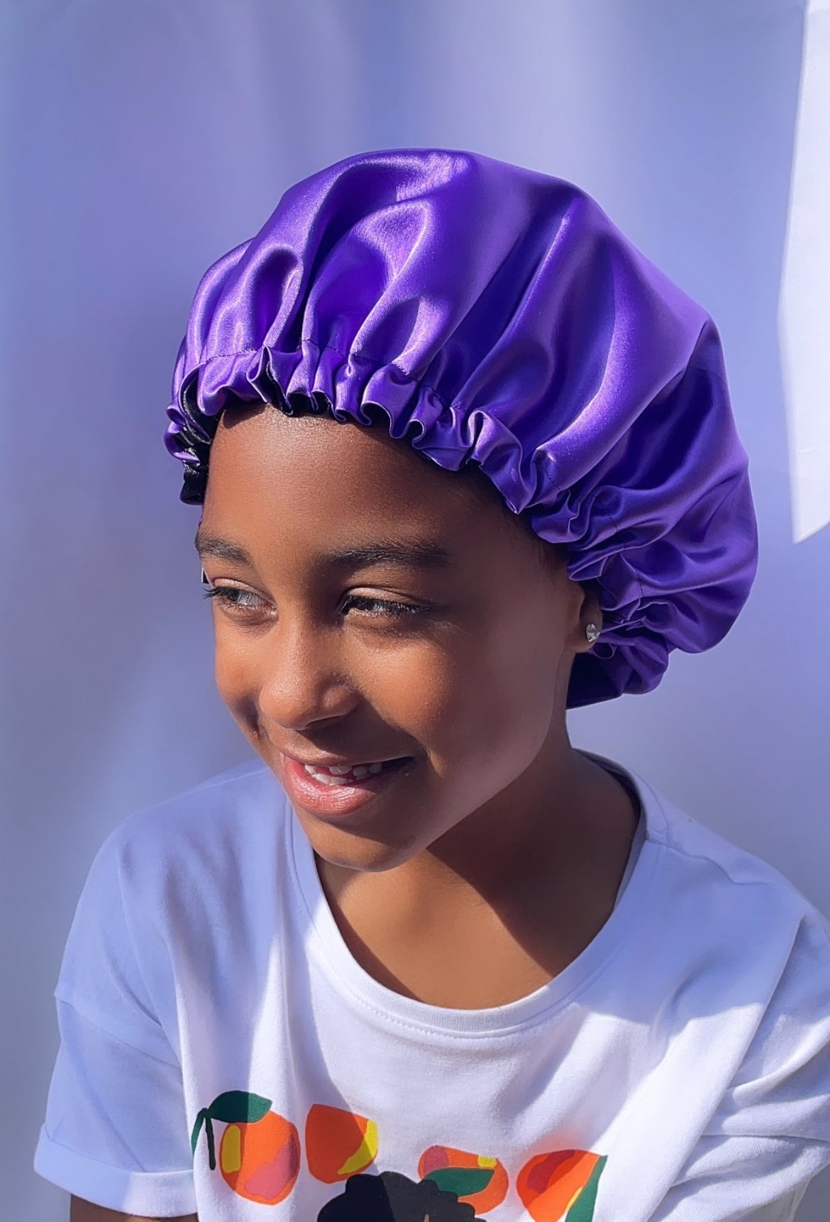 Krafts by Kerry Luxury Satin Bonnet - Purple