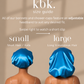Krafts by Kerry Luxury Satin Bonnet - Sky Blue