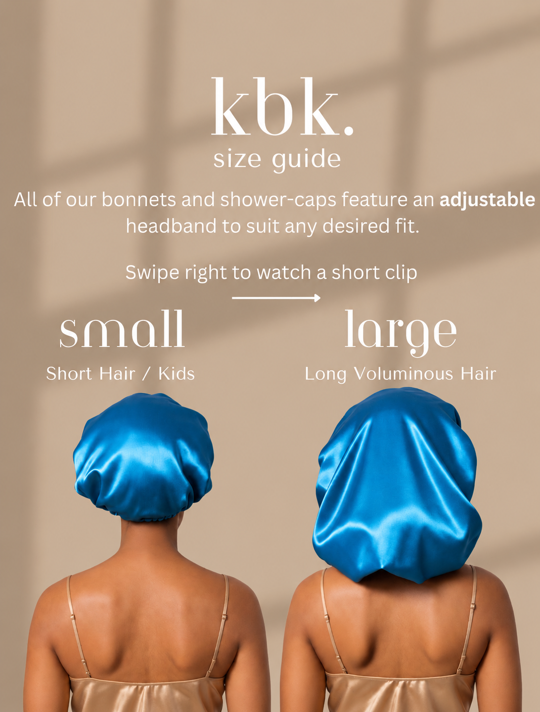 Krafts by Kerry Luxury Satin Bonnet - Sky Blue