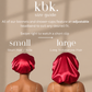 Krafts by Kerry Luxury Satin Bonnet - Red