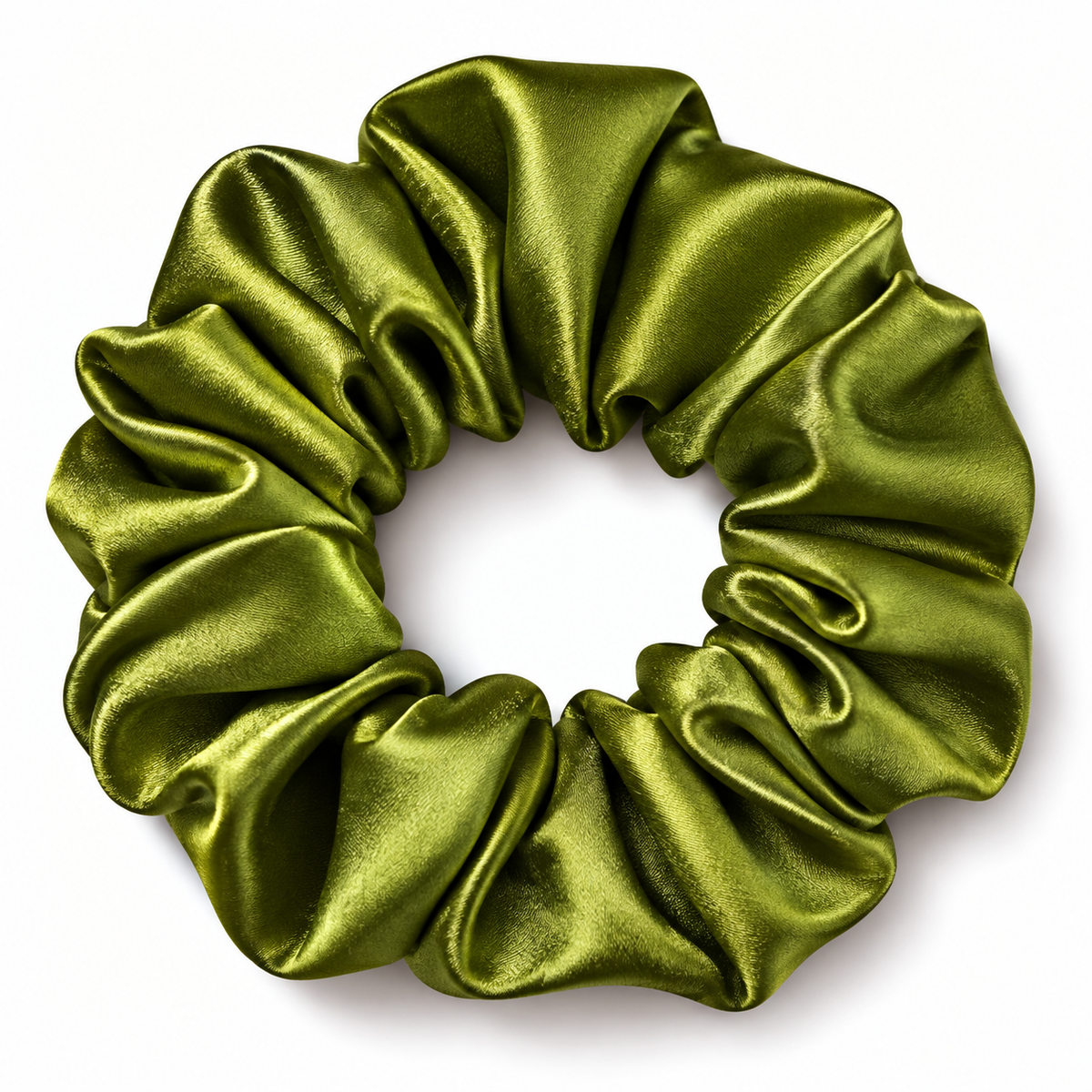 Krafts by Kerry Olive Oversized Satin Scrunchie