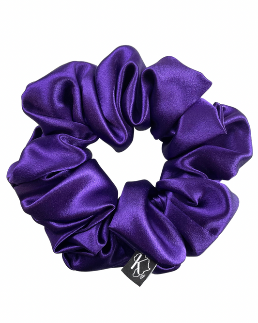 Krafts by Kerry Oversized Purple Satin Scrunchie