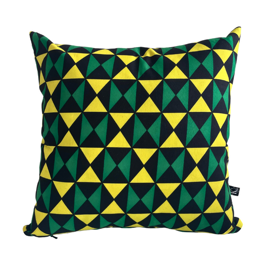Krafts by Kerry African Wax Print Decorative Cushion Cover - Irie