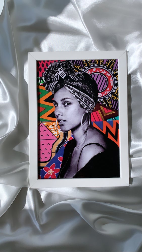 Krafts by Kerry Afrocentric Alicia Keys Art Print
