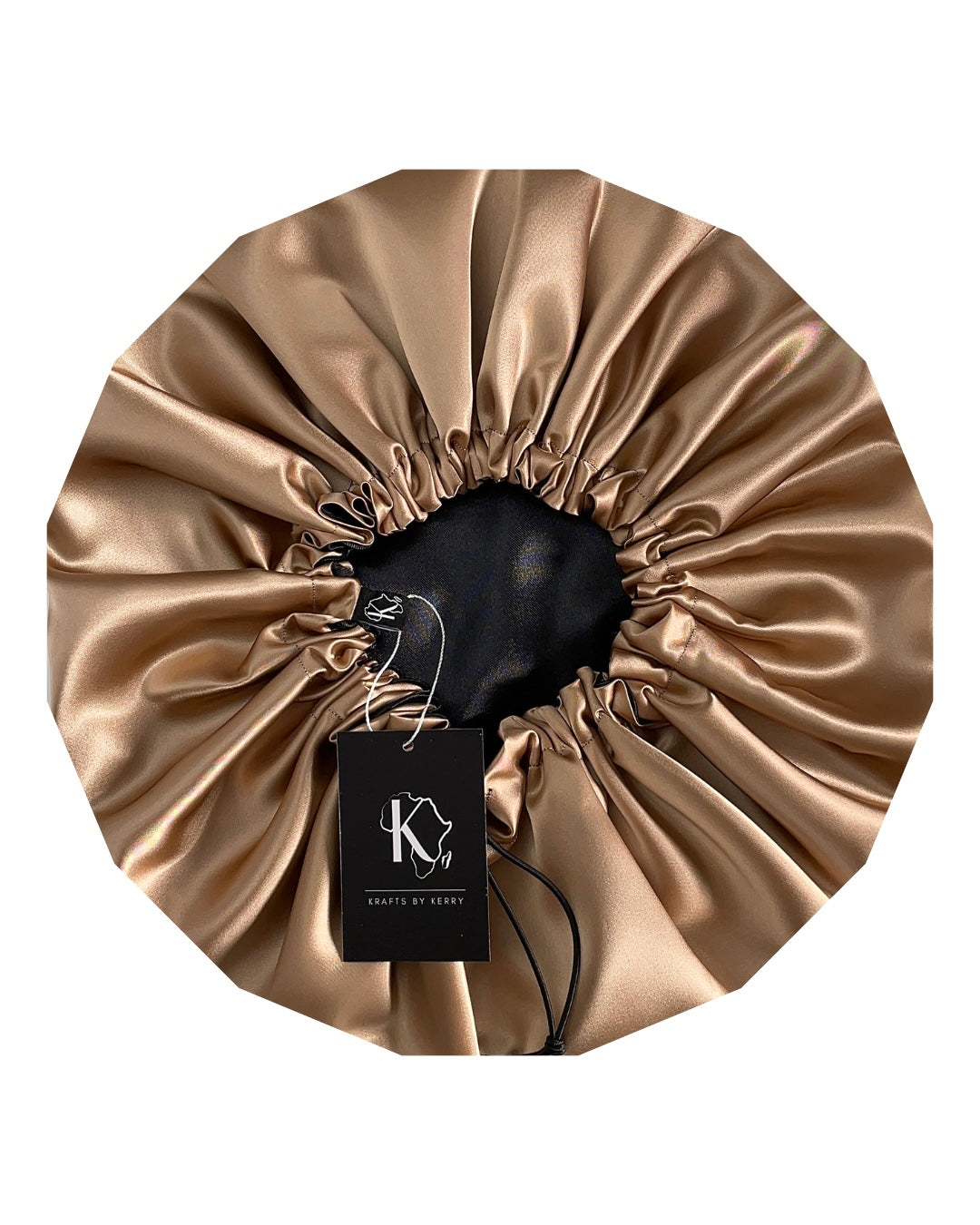 Krafts by Kerry Luxury Satin Bonnet -  Gold