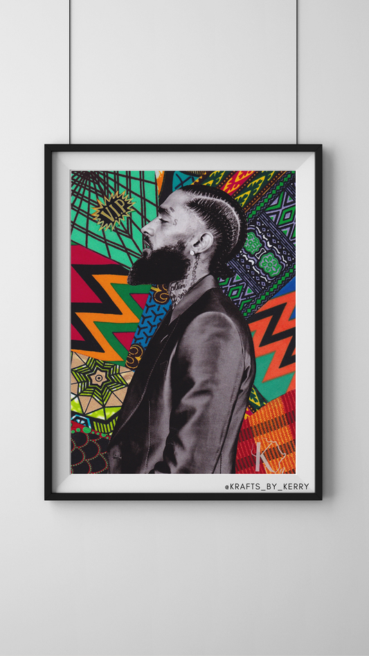 Krafts by Kerry Afrocentric Nipsey Hussle Art Print